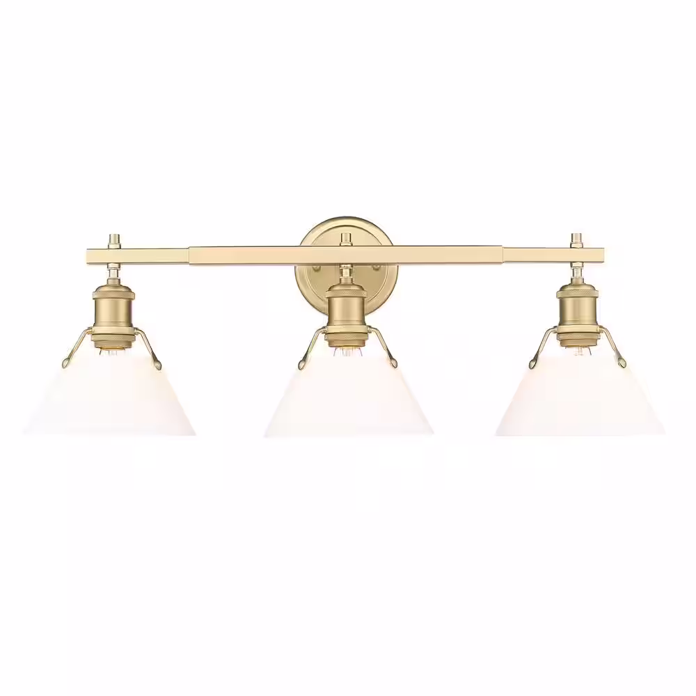 Golden Lighting Orwell 4.88 in. 3-Light Brushed Champagne Bronze Vanity Light