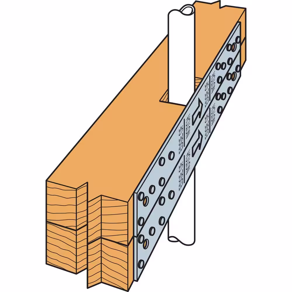 Simpson Strong-Tie RPS 18-5/16 in. 16-Gauge Galvanized Retrofit Strap Tie