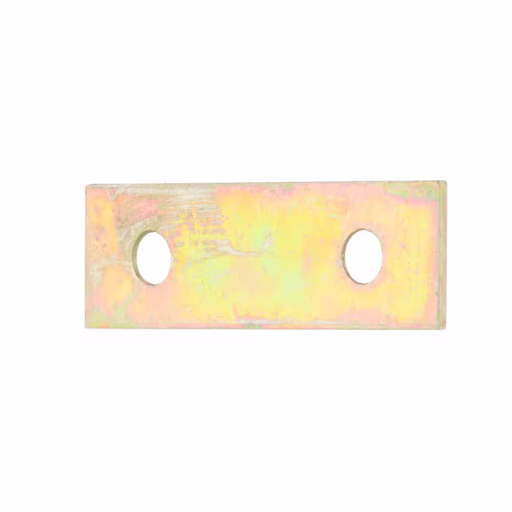 Everbilt 2 in. Satin Brass Mending Plate (4-Pack)
