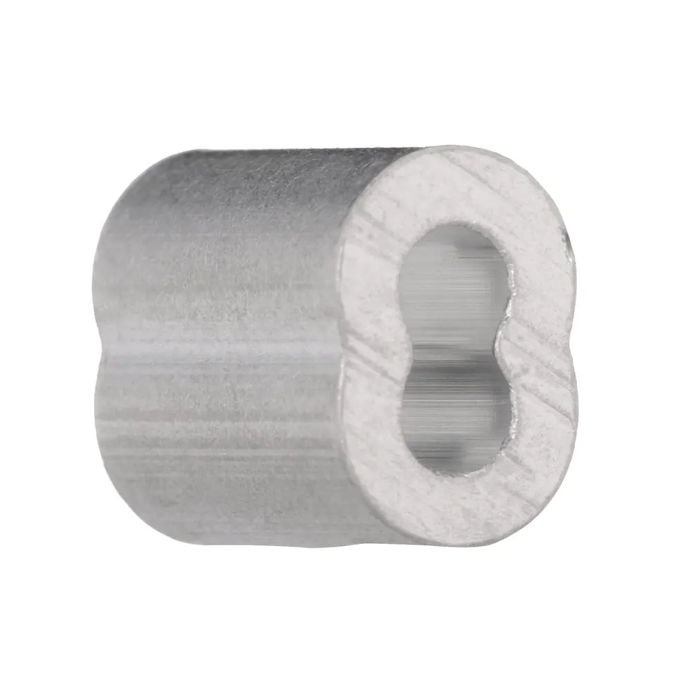Everbilt 1/16 in. Aluminum Ferrule and Stop Set