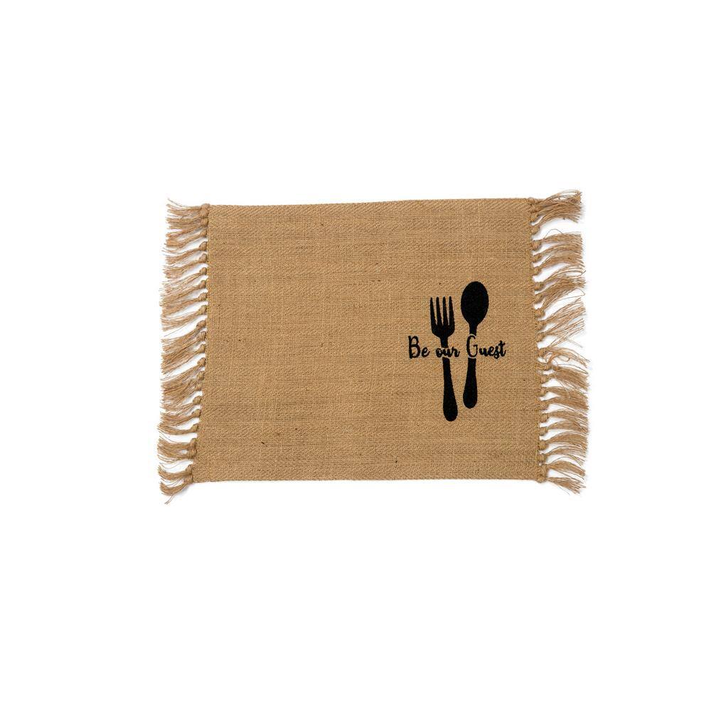 Lintex Be Our Guest 100% Jute Placemat 12