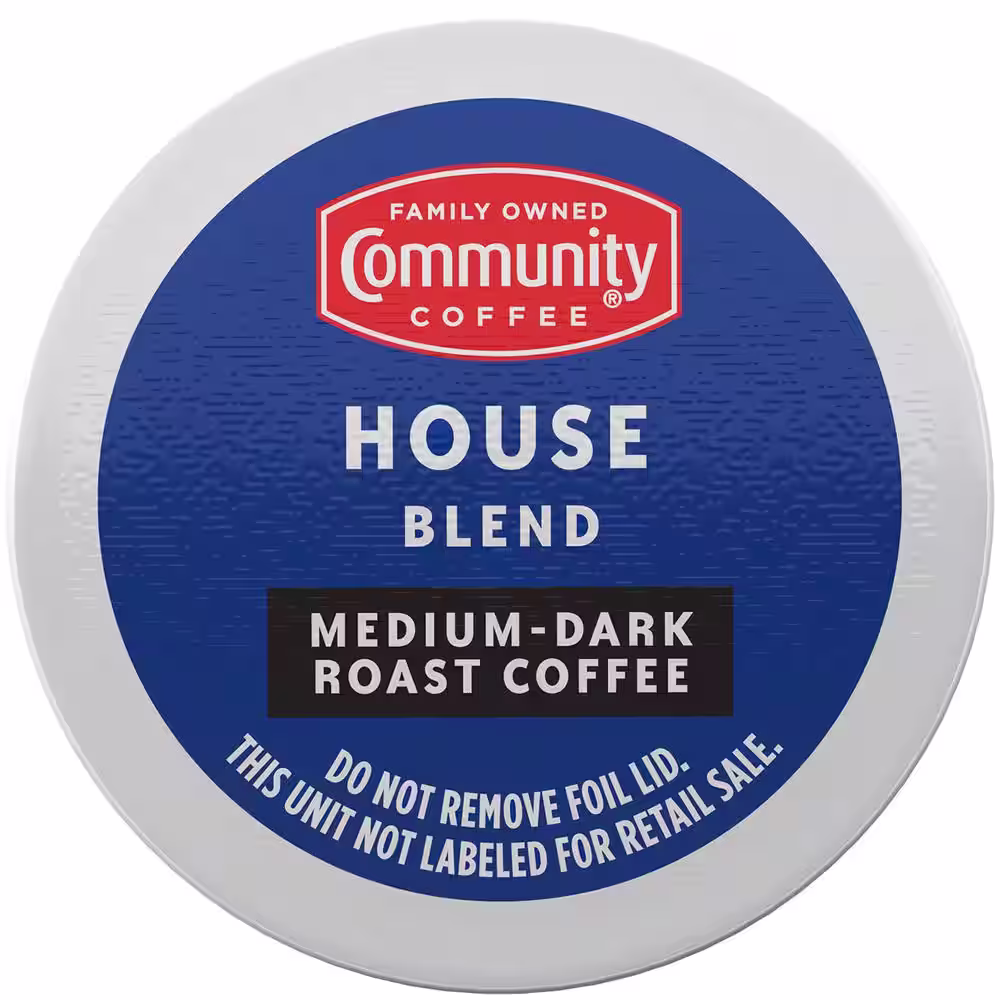 Community Coffee House Blend Medium-Dark Roast Single Serve Cups (144-Pack)