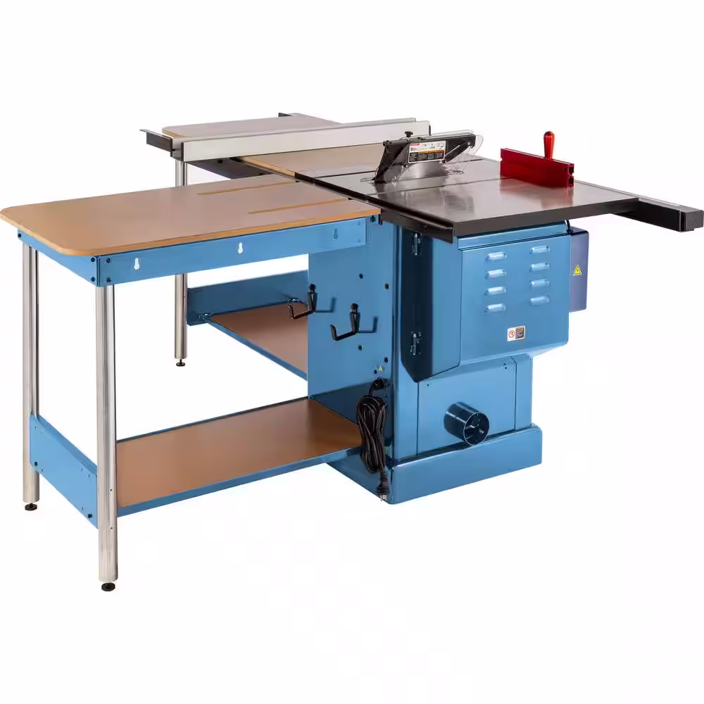 South Bend 10 in. 3HP 220-Volt Table Saw With Extension Rails