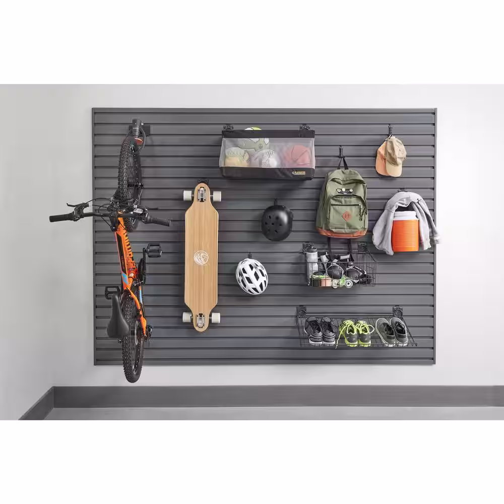 Gladiator Track Storage System in Smoke (2-Pieces)