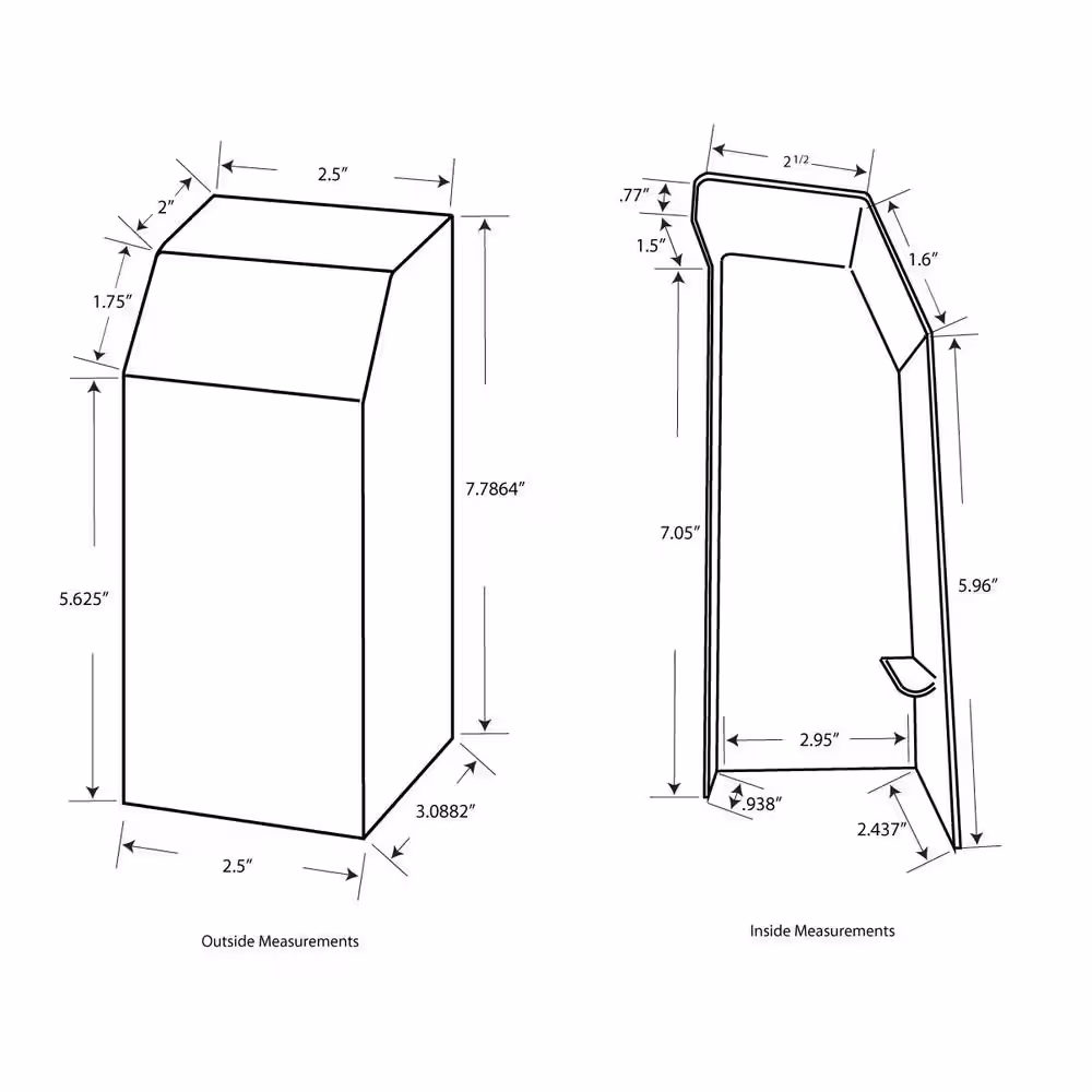 NeatHeat 30/07 Original Series Left End/Wall Cap - Hot Water Hydronic Baseboard Cover (Not for Electric Baseboard)