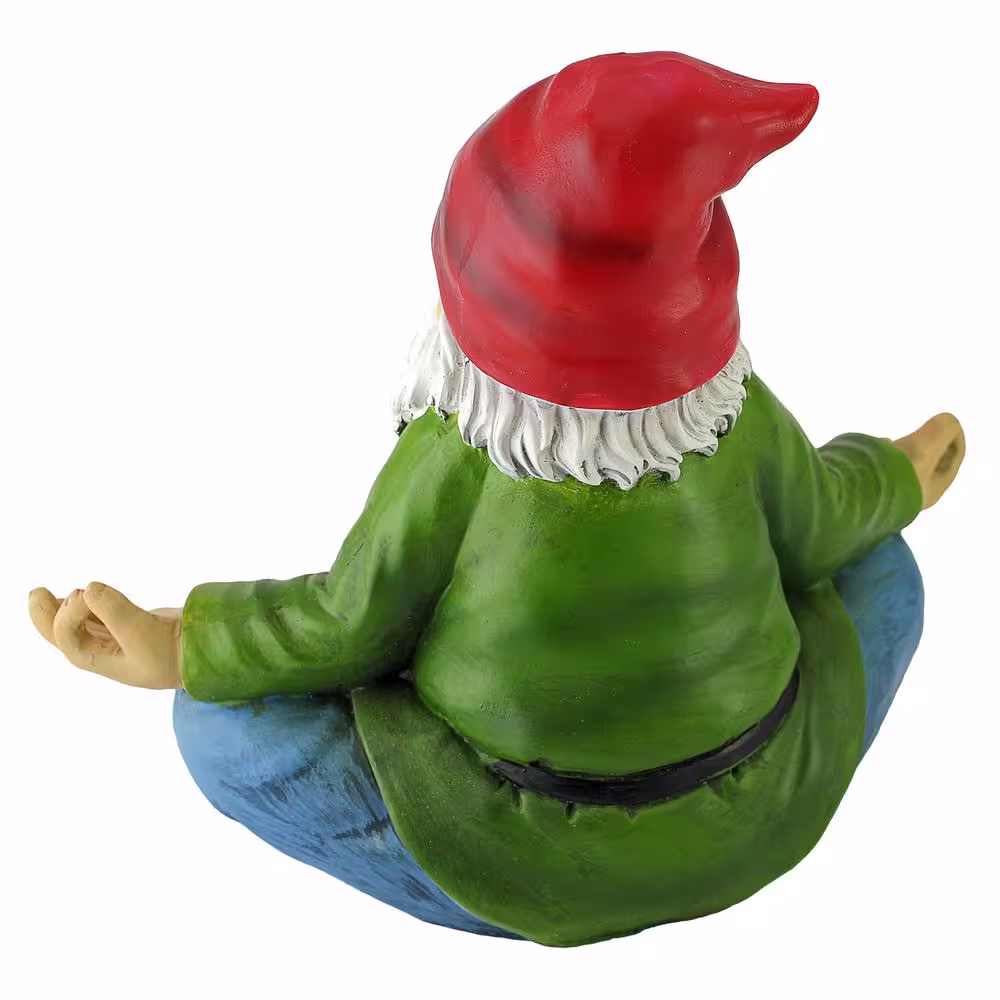 Design Toscano 8 in. H Zen Garden Gnome Statue