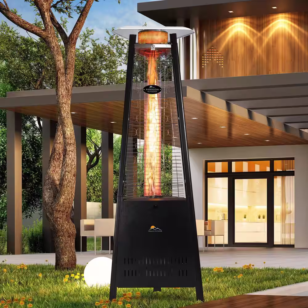Paragon Outdoor 42,000 BTU Hammered Black Paragon Boost Flame Tower Heater