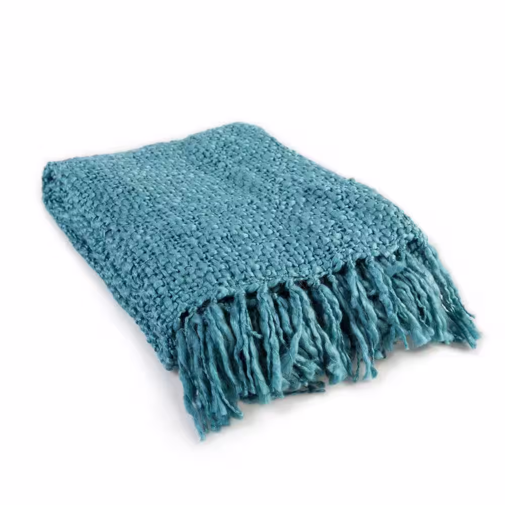 Artistic Weavers Baethei Teal Throw Blanket