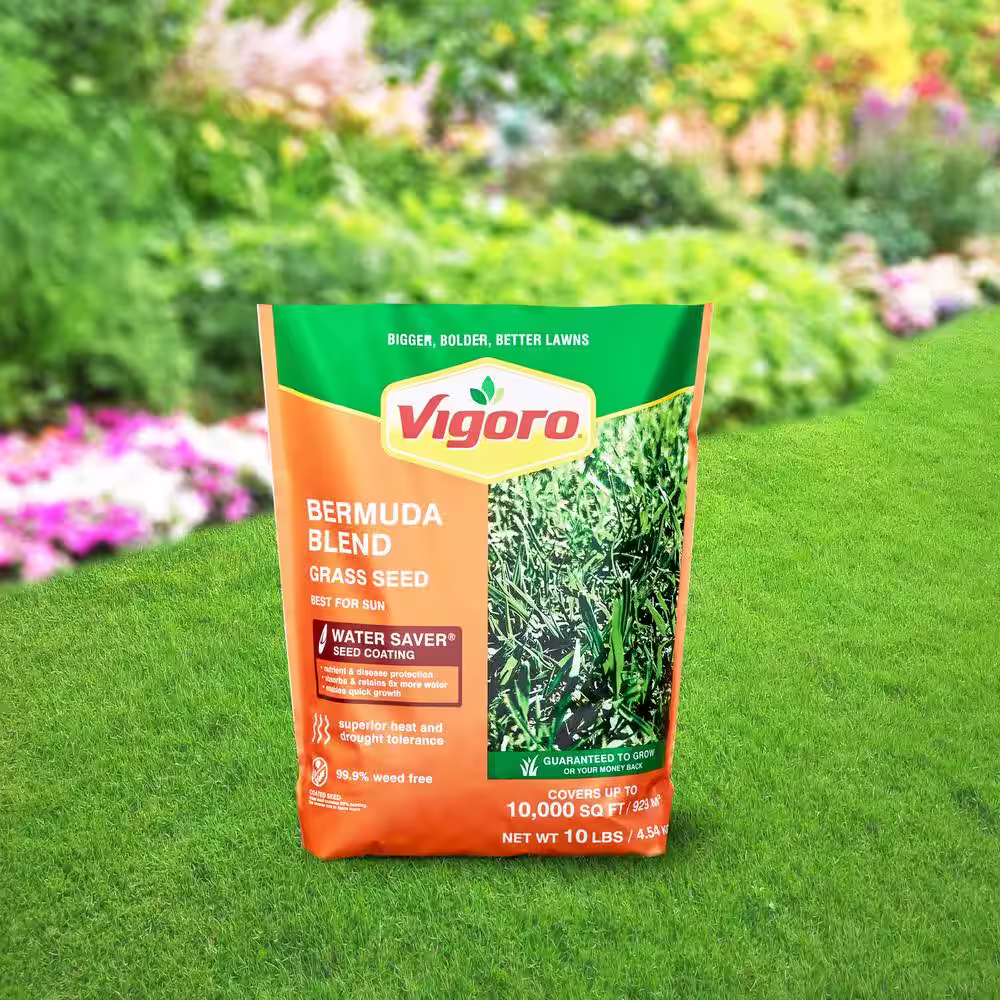 Vigoro 10 lbs. Bermuda Grass Seed Blend with Water Saver Seed Coating