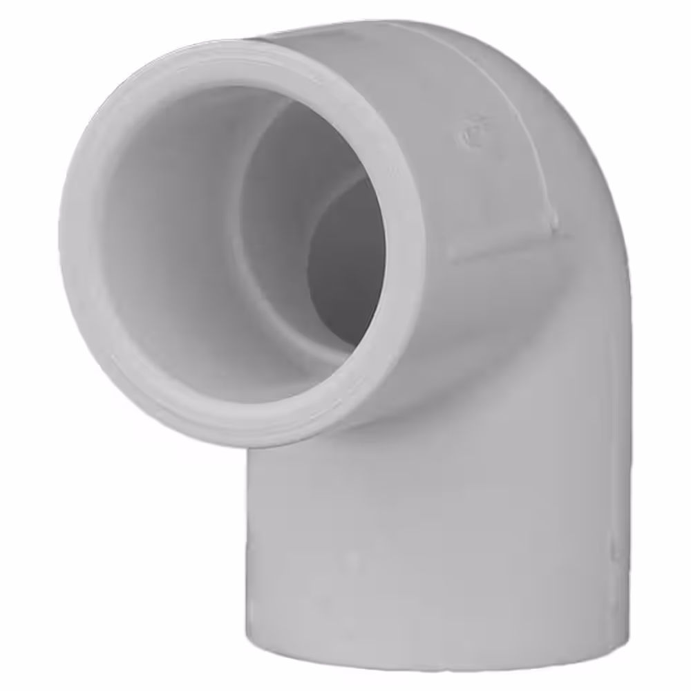 Charlotte Pipe 3/4 in. PVC Sch 40-Degree 90-Degree Elbow Fitting (10-Pack)