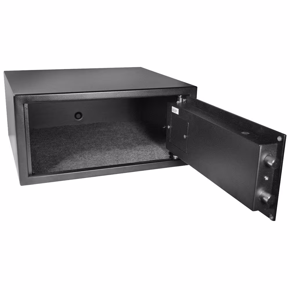 BARSKA 0.8 cu. ft. Standard Safe with Biometric Lock, Black Matte