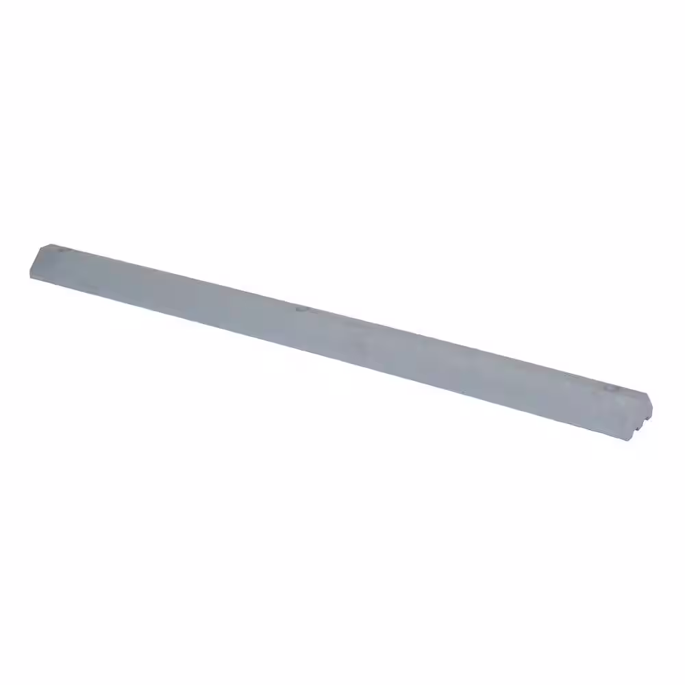 Vestil 72 in. Recycled Gray Plastic Car Stop