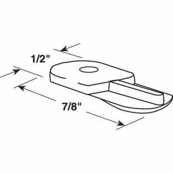 Prime-Line Window Screen Clips, Flush, Clear Plastic