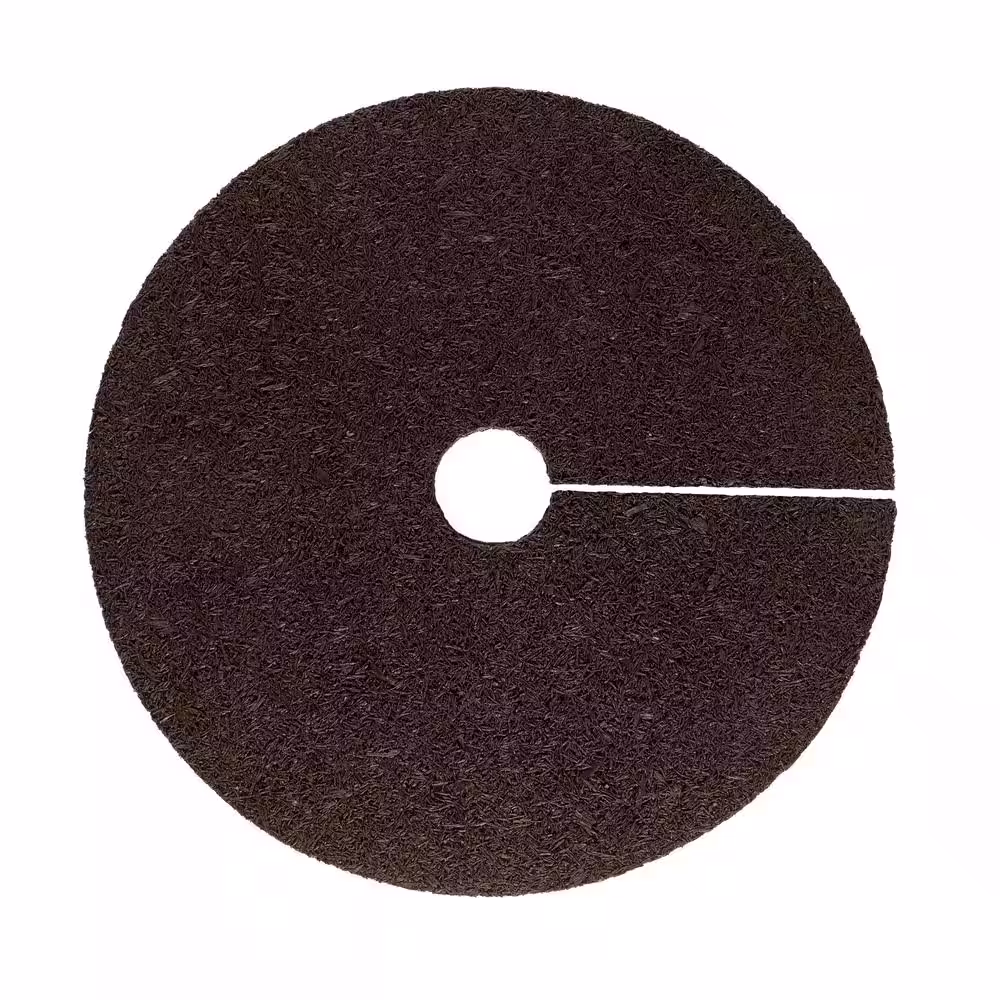 Rubberific 36 in. Brown Recycled Rubber Tree Ring (3-Pack)