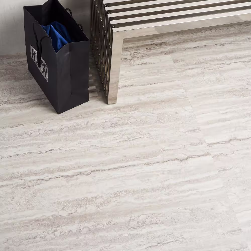 Ivy Hill Tile Duren Riverstone Fossil 28MIL x 18 in. x 36 in. Glue Down Luxury Vinyl Tile Flooring (1728 Sq. Ft./Pallet)