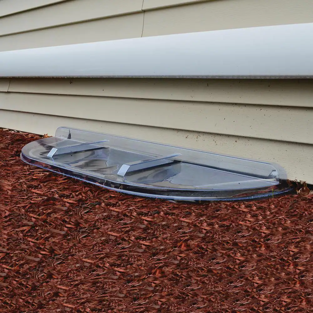 SHAPE PRODUCTS 39 in. W x 13 in. D x 2-1/2 in. H Economy Straight Flat Window Well Cover
