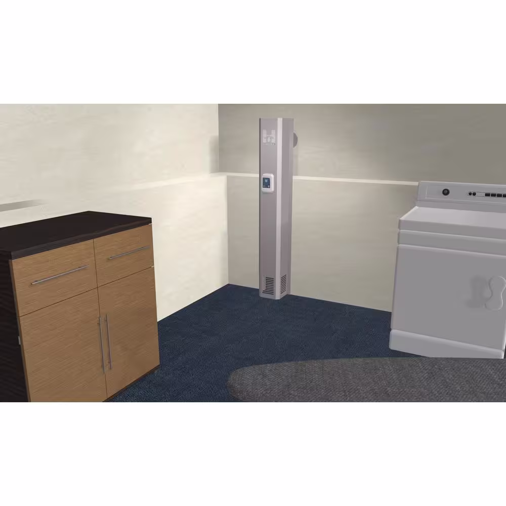 Humidex Pony Wall Energy Efficient Digital Ventilation System/Dehumidifier for 1500 sq. ft.