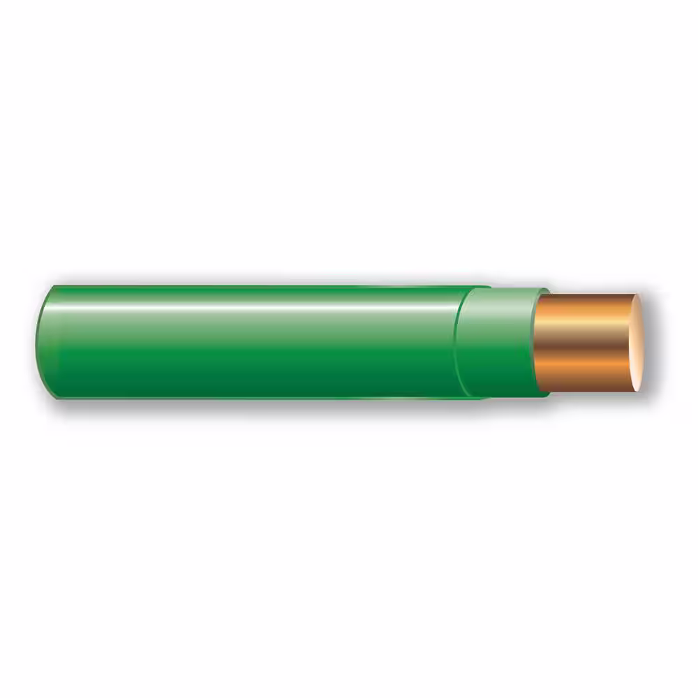 Cerrowire 500 ft. 8 Gauge Green Solid Copper THHN Wire