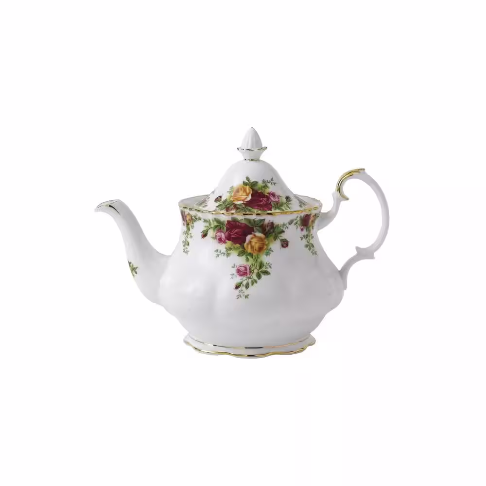 ROYAL ALBERT Old Country Roses 3-Piece Set (Teapot, Sugar and Creamer)