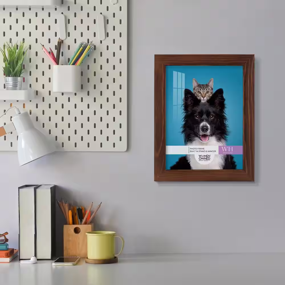 None Woodgrain 6 in. x 8 in. Chestnut Picture Frame
