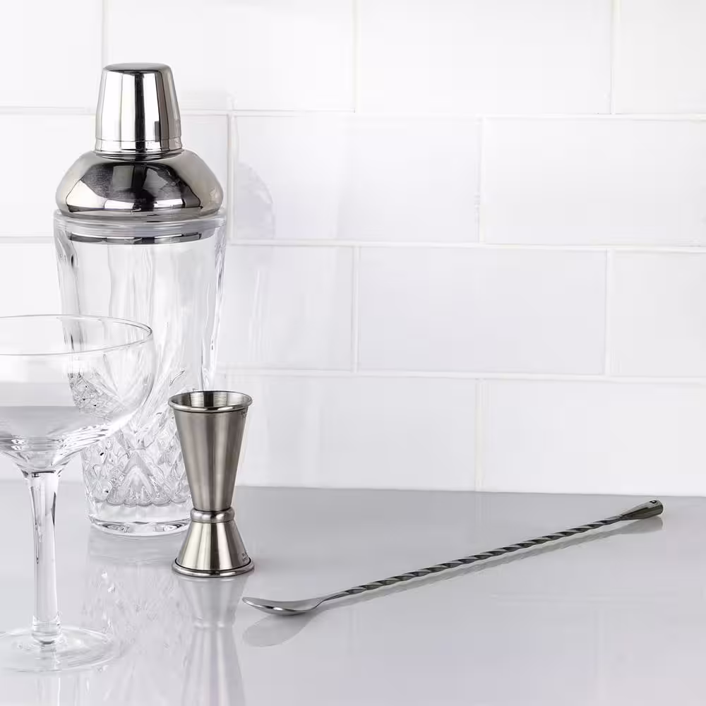 Ivy Hill Tile Lucid Nanoglass White 3 in. x 6 in. Polished Porcelain Floor and Wall Tile (3.64 Sq. Ft./Case)