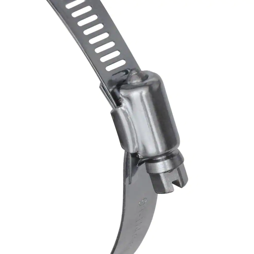 Everbilt 4 in. Galvanized Steel Worm Gear Clamp