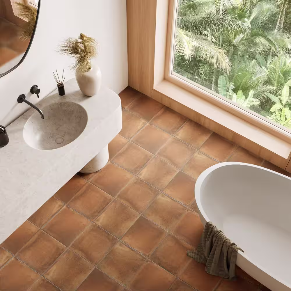 Merola Tile Rustic Cotto 13 in. x 13 in. Porcelain Floor and Wall Tile (14.4 sq. ft./Case)