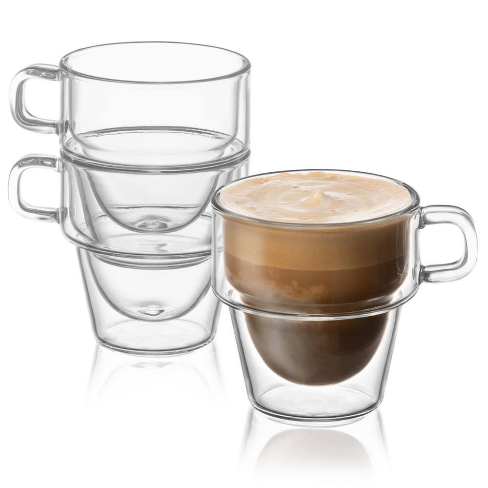 JoyJolt Stoiva 11.5 oz. Insulated Glasses (Set of 4)