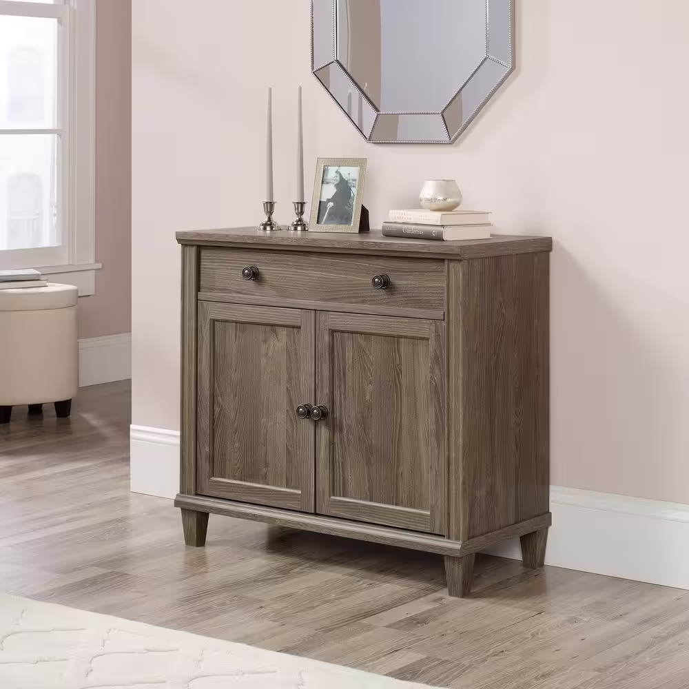 SAUDER Hammond Emery Oak Library Base Cabinet