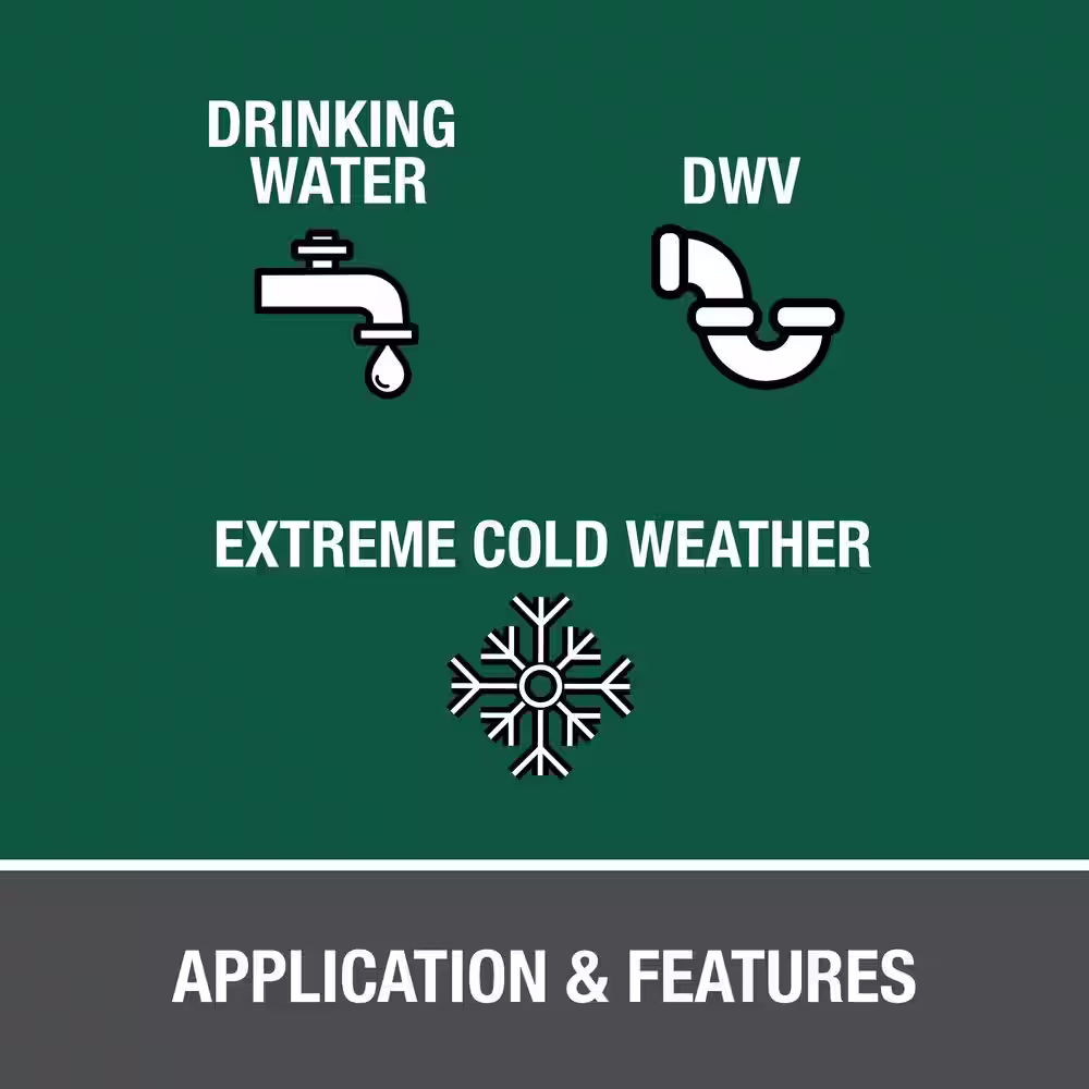 Oatey 16 oz. All Weather Clear PVC Cement