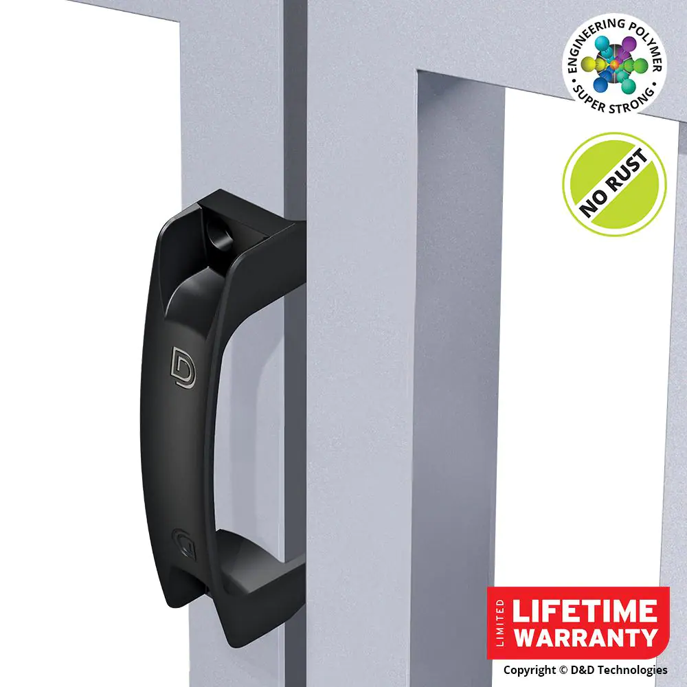 D&D 6-1/2 in. Black Gate Pull