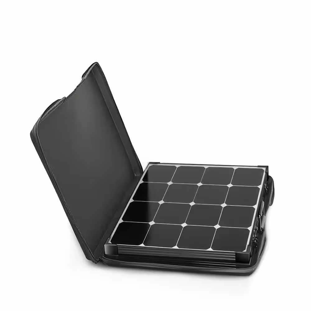 Renogy 100-Watt Eclipse Monocrystalline Portable Suitcase Off-Grid Solar Power Kit with Voyager Waterproof Charge Controller