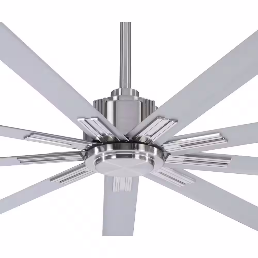 MINKA-AIRE Xtreme 72 in. Indoor Brushed Nickel Ceiling Fan with Remote Control