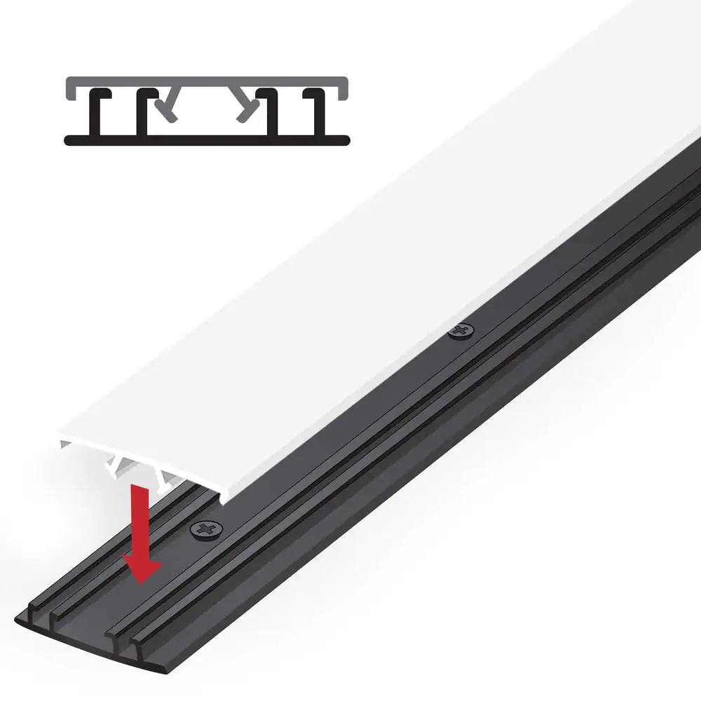 Screen Tight 1-1/2 in. Porch Screening System Base Strip