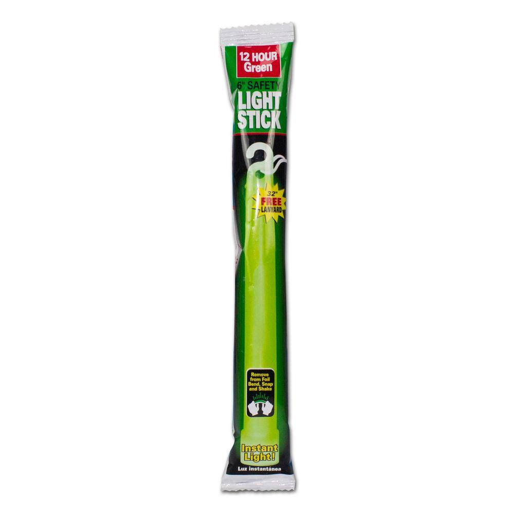 Ready America 12-Hour Safety Light Stick, Green (48-Pack)