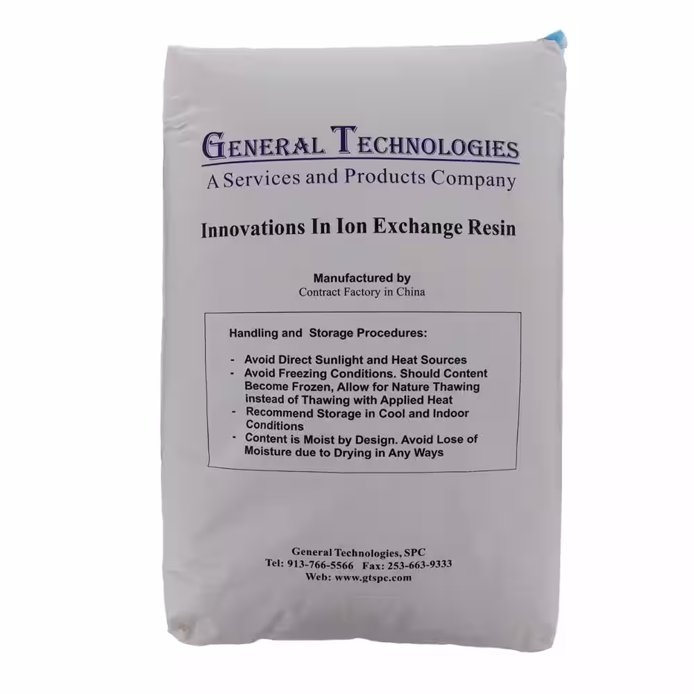 None 50 lbs. 1 cu. ft. Ion Exchange Water Softener Resin