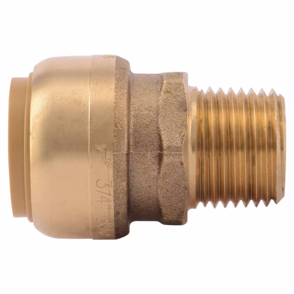 SharkBite 3/4 in. Push-to-Connect x 1/2 in. MIP Brass Reducing Adapter Fitting