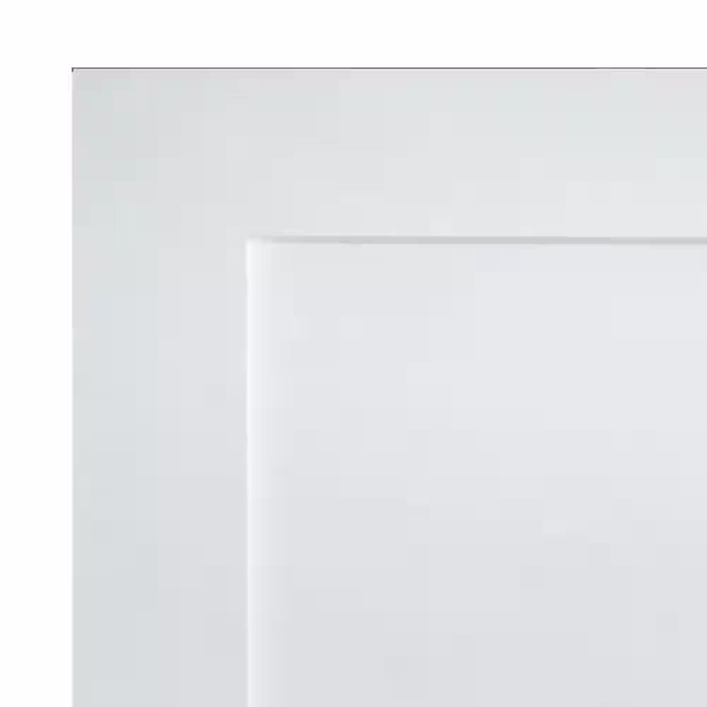 Krosswood Doors 32 in. x 96 in. Craftsman Shaker 3-Panel Primed Solid Hybrid Core MDF Interior Door Slab