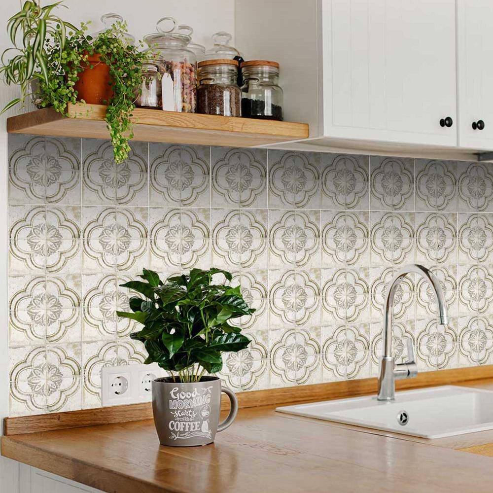 None Brown R34 5 in. x 5 in. Vinyl Peel and Stick Tile (24 Tiles, 4.17 sq. ft./Pack)