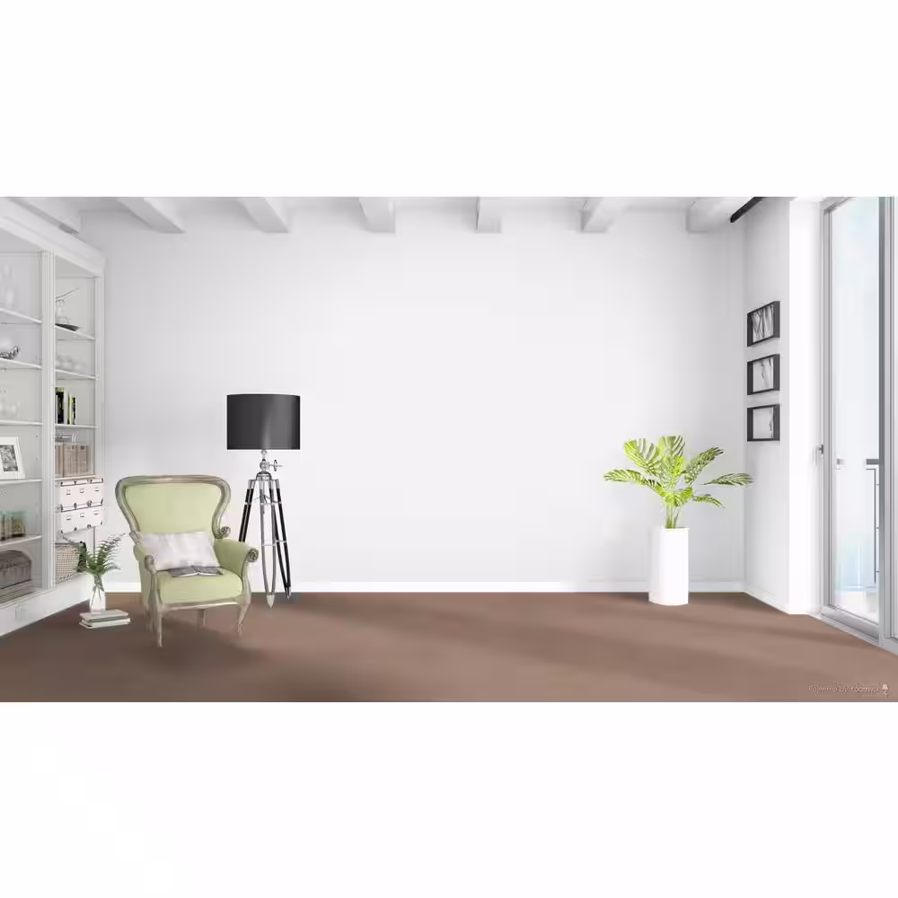 Home Decorators Collection Delicate Flower  - Blossom - Beige 40 oz. SD Polyester Texture Installed Carpet