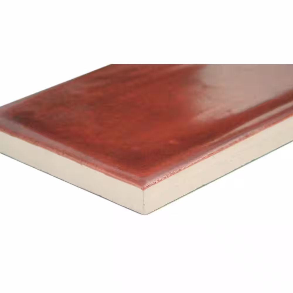 EMSER TILE Raku Ruby 2.95 in. x 11.81 in. Glazed Matte Ceramic Wall Tile (0.242 sq. ft./Each Sold in Case of 25 Pieces)