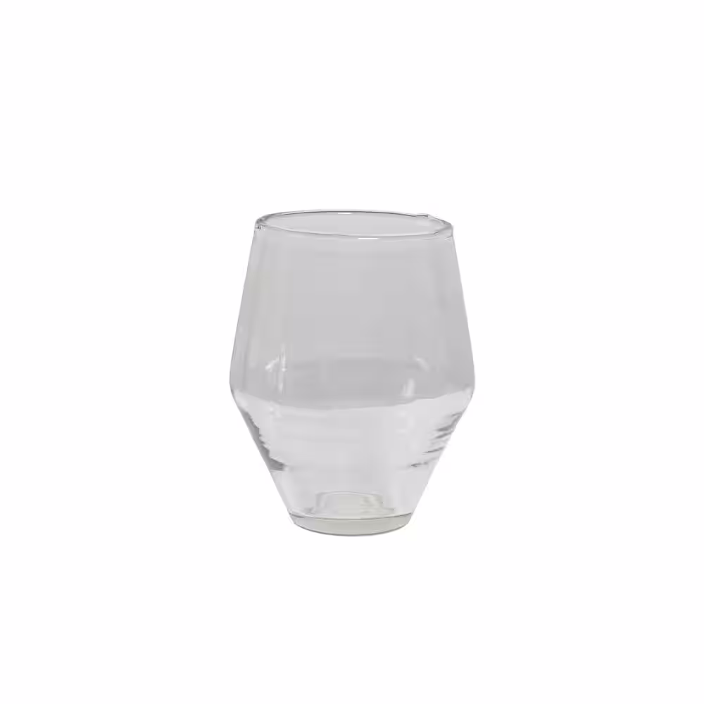 None 11 oz. Clear Round Drinking Glass