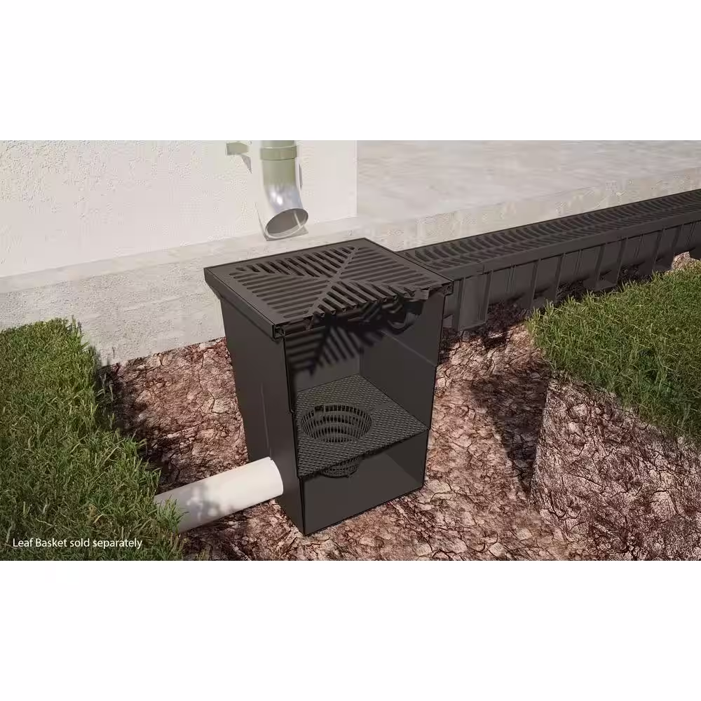 U.S. TRENCH DRAIN 1.5 in. Leaf Basket for Storm Water Pit and Catch Basin