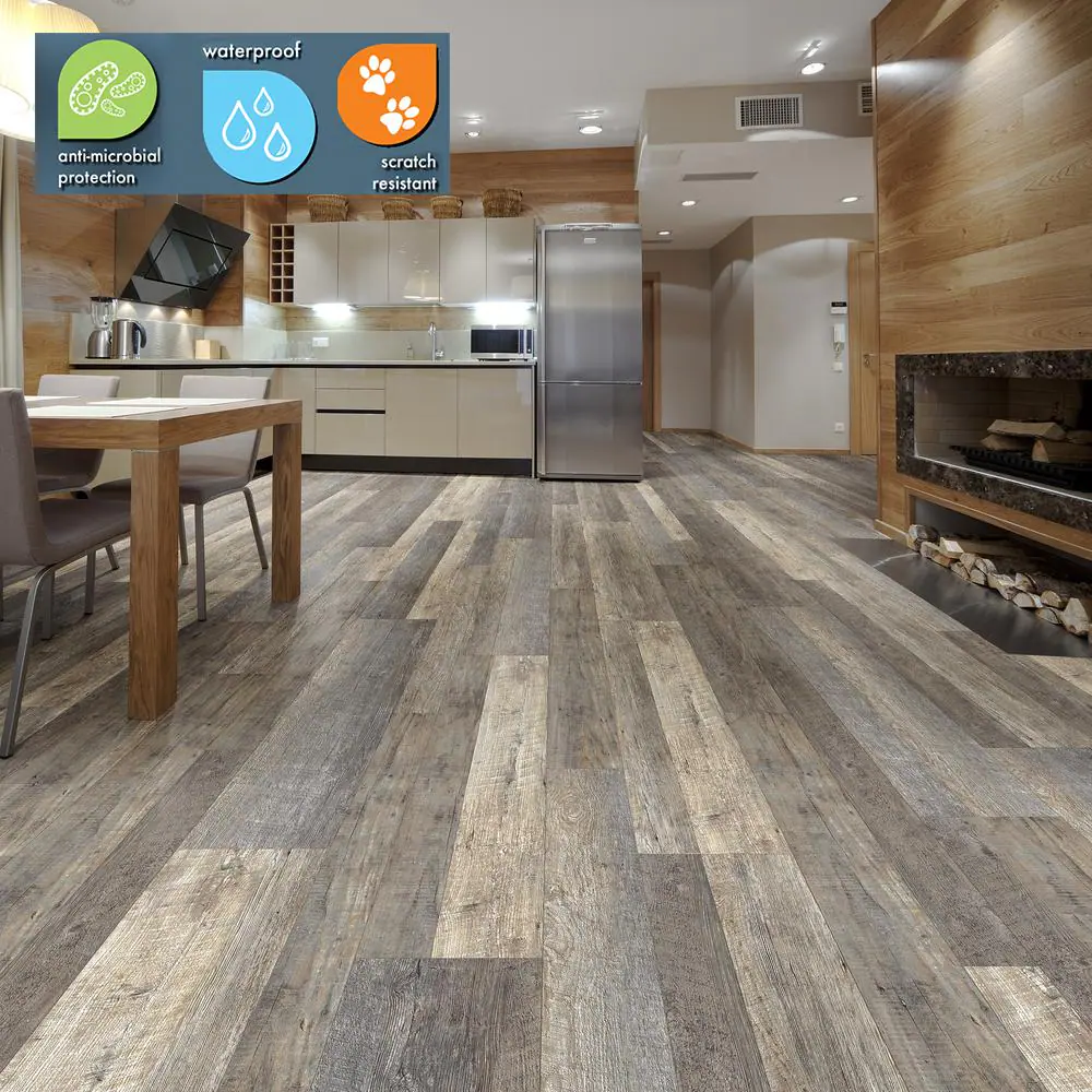 Lifeproof Tekoa Oak 6 MIL x Multi-Width x 48 in. L Click Lock Waterproof Luxury Vinyl Plank Flooring (19.5 sqft/case)