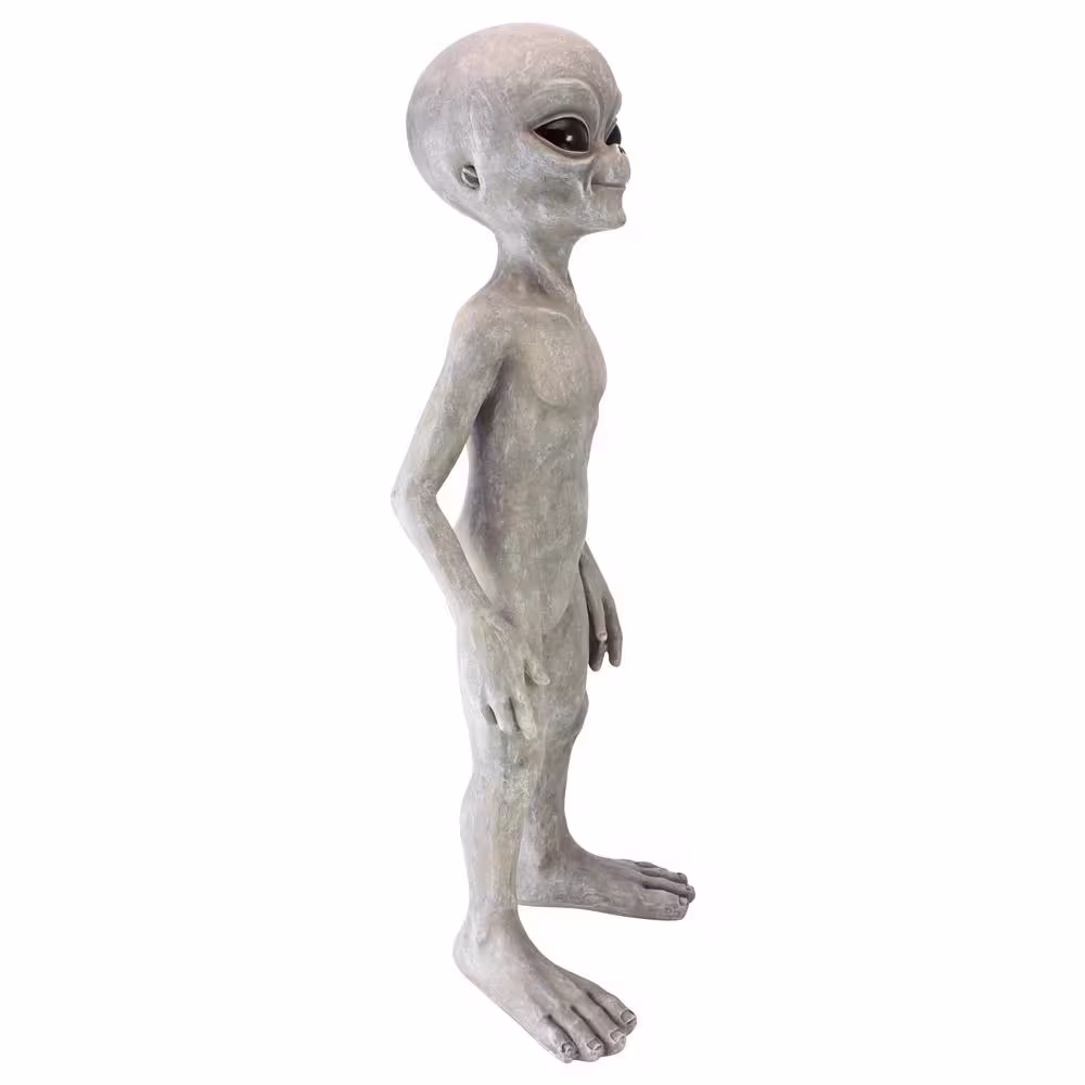 Design Toscano 34 in. H The Out of this World Alien Extra Terrestrial Large Statue