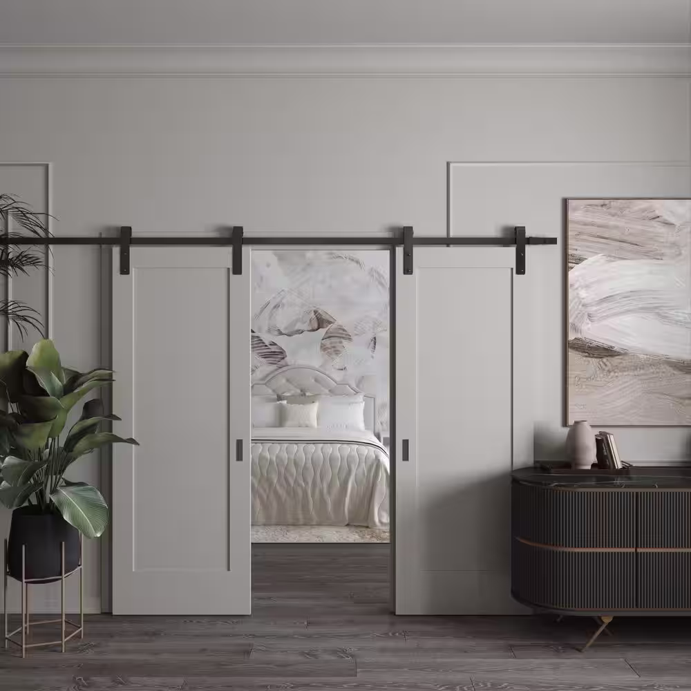 None 34 in. x 80 in. Single Panel Solid Core Composite Wood Primed Smooth Texture Interior Door Slab