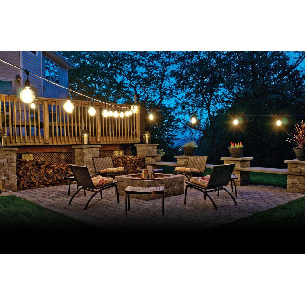 Bulbrite Outdoor/Indoor 25 ft. Plug-In G12 Bulb String Light with 10 Sockets-Bulbs included