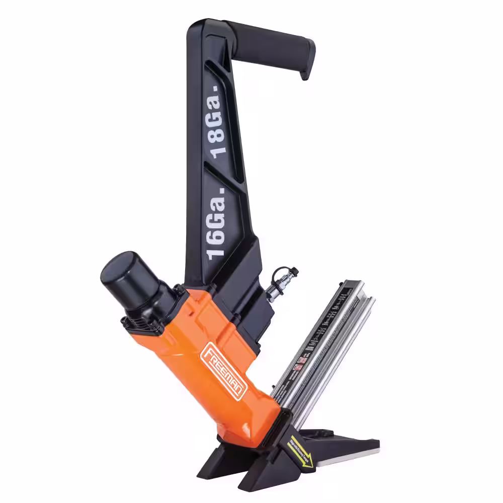 Freeman Pneumatic 3-in-1 16-Gauge and 18-Gauge 2 in. Flooring Nailer