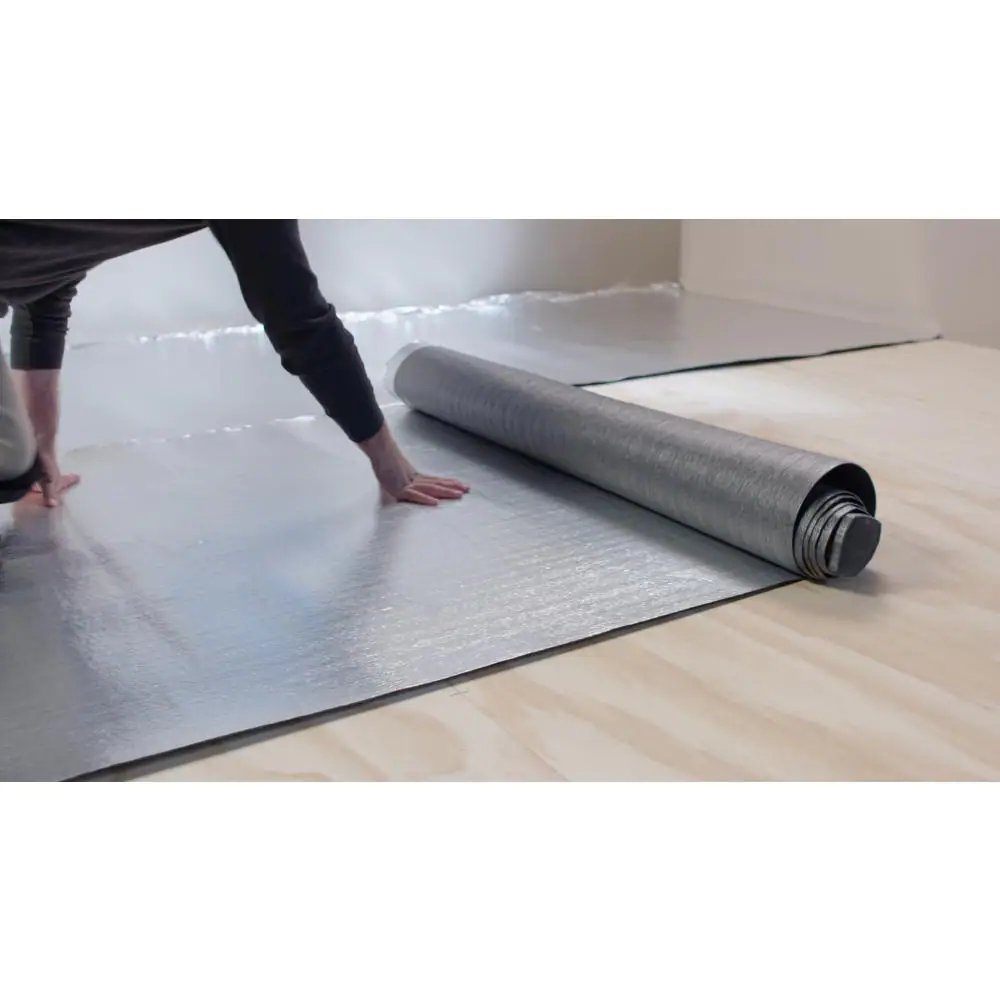 TrafficMaster Standard 100 sq. ft. Roll 48 in. W x 25 ft. L x 2 mm T Underlayment for Laminate, Engineered Hardwood, Solid Hardwood
