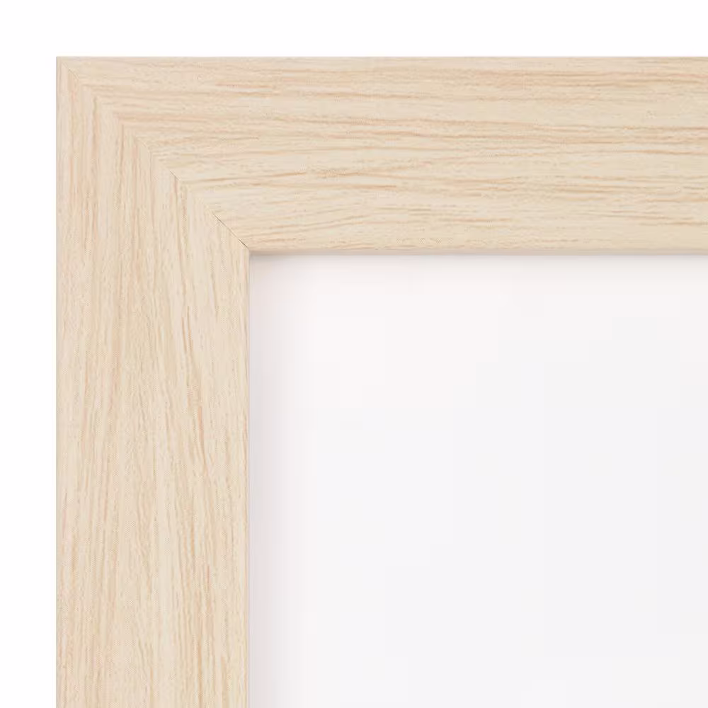 None 8 in. x 8 in. Beige Picture Frame (Set of 9)